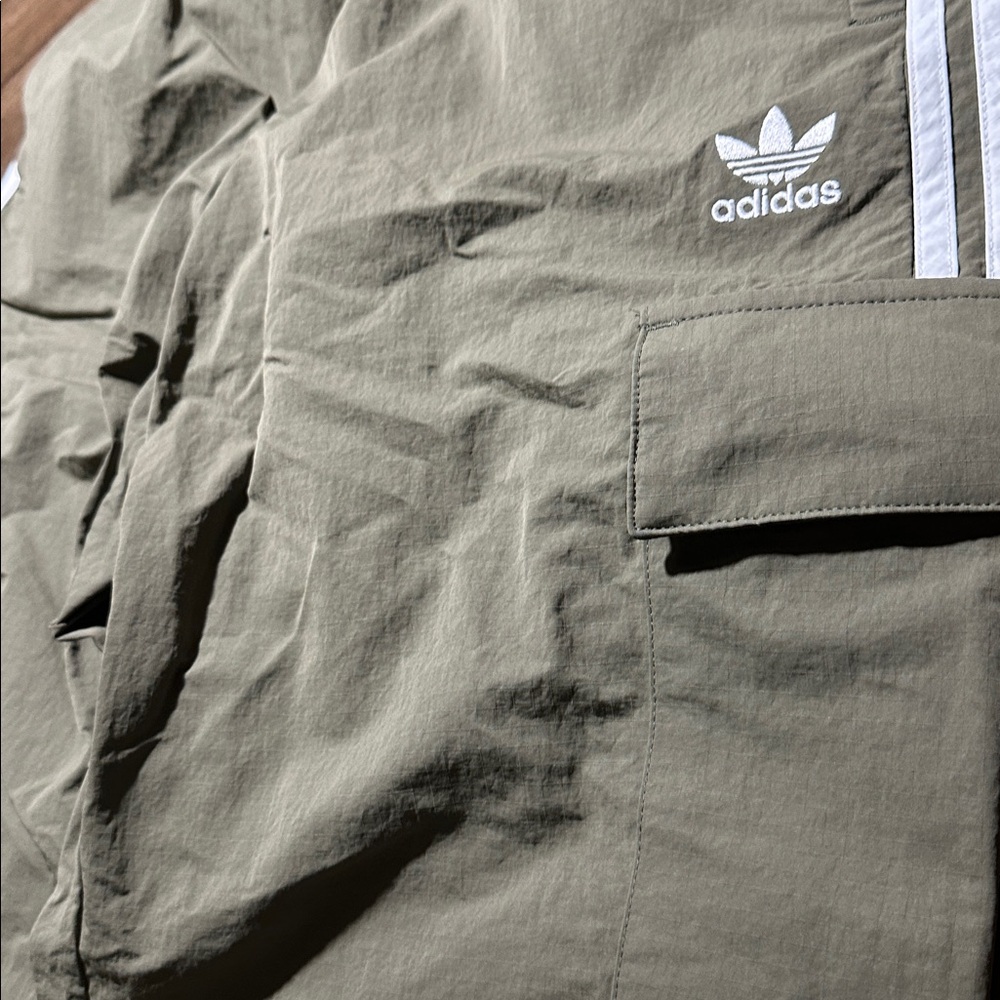 Adidas Men's Khaki Cargo Pants - Picture 2 of 6